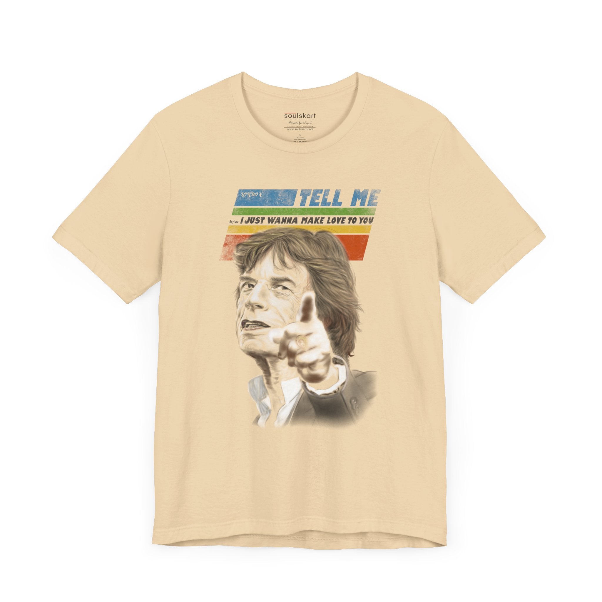 Mick Jagger "I Just Wanna Make Love to You" Tee — side view