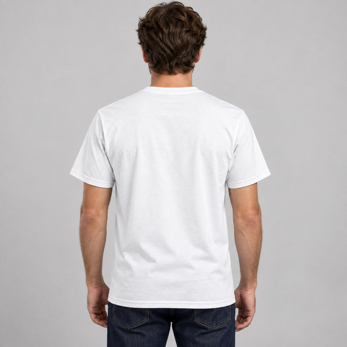 Mick Jagger Tell Me Portrait Tee — worn on model, back