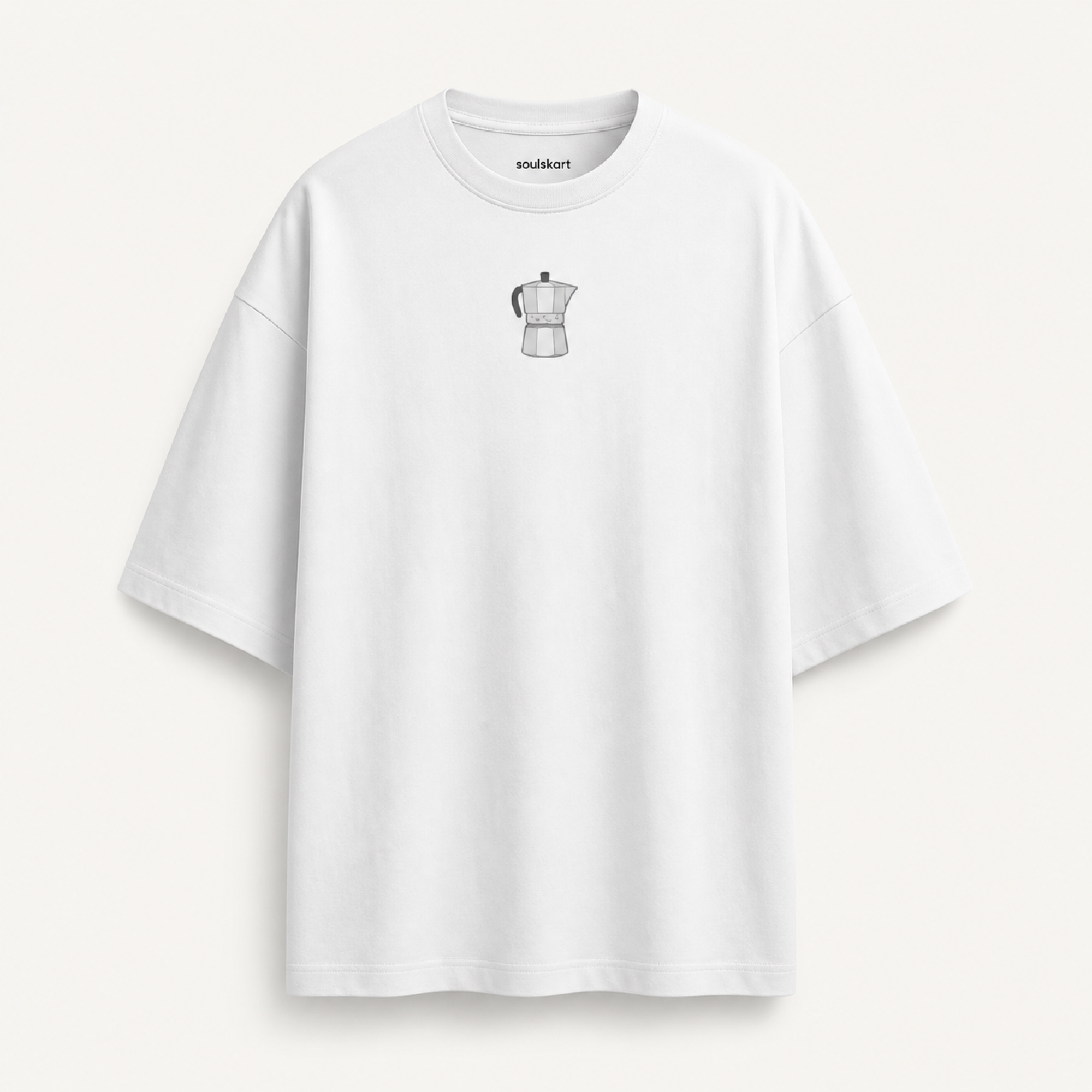Moka Pot Coffee Lovers Oversized Slouch Tee