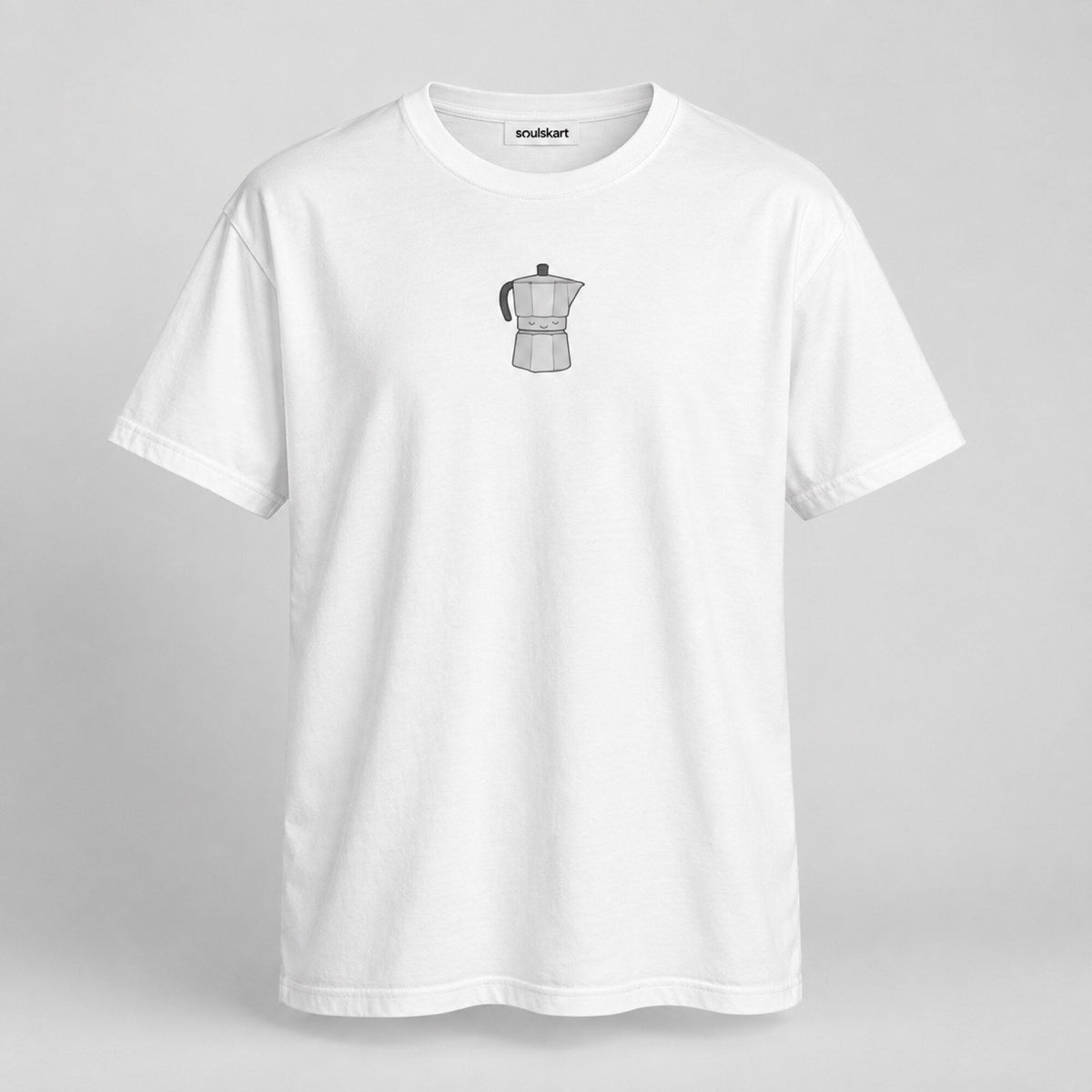 Moka Pot Coffee T-Shirt — front view