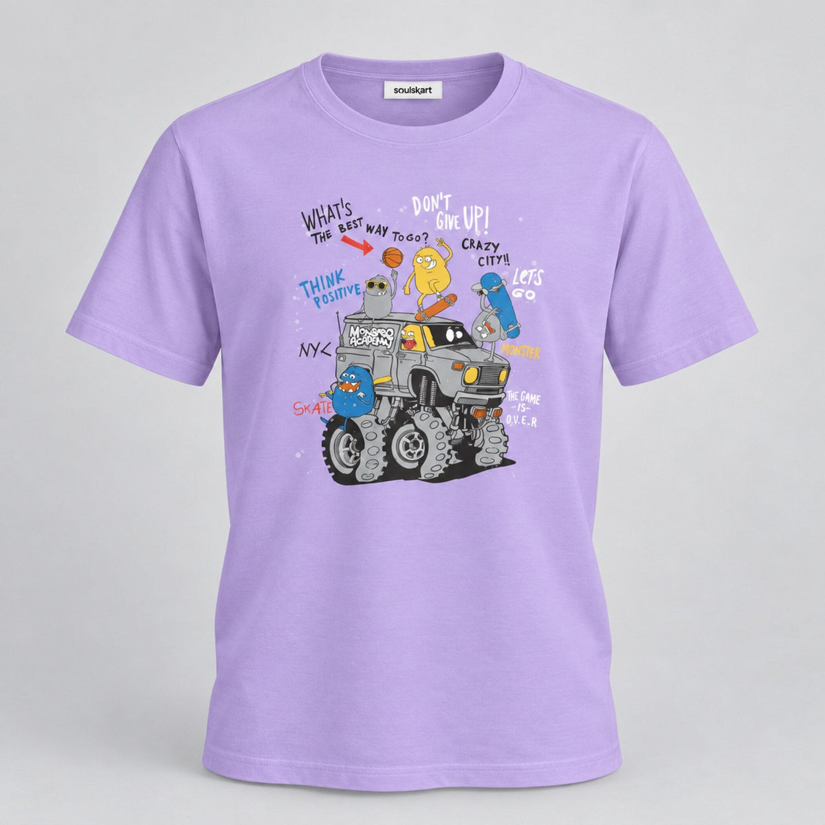 Monster Academy Streetwear T-Shirt — front view