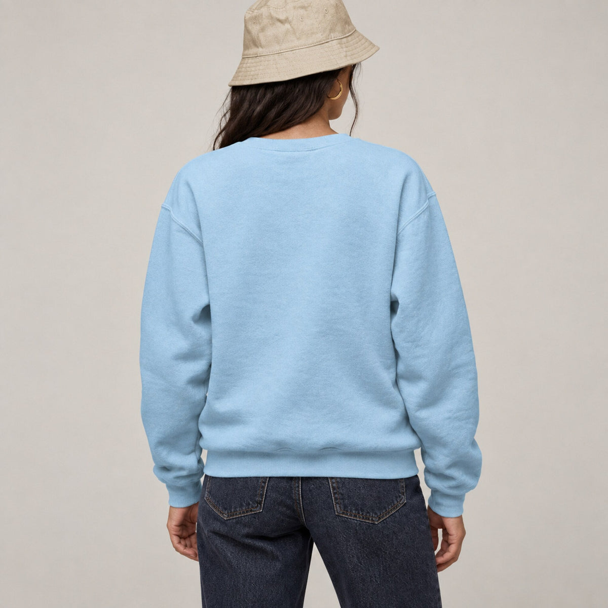 Motorhead Unisex Premium Sweatshirt — worn on model, back