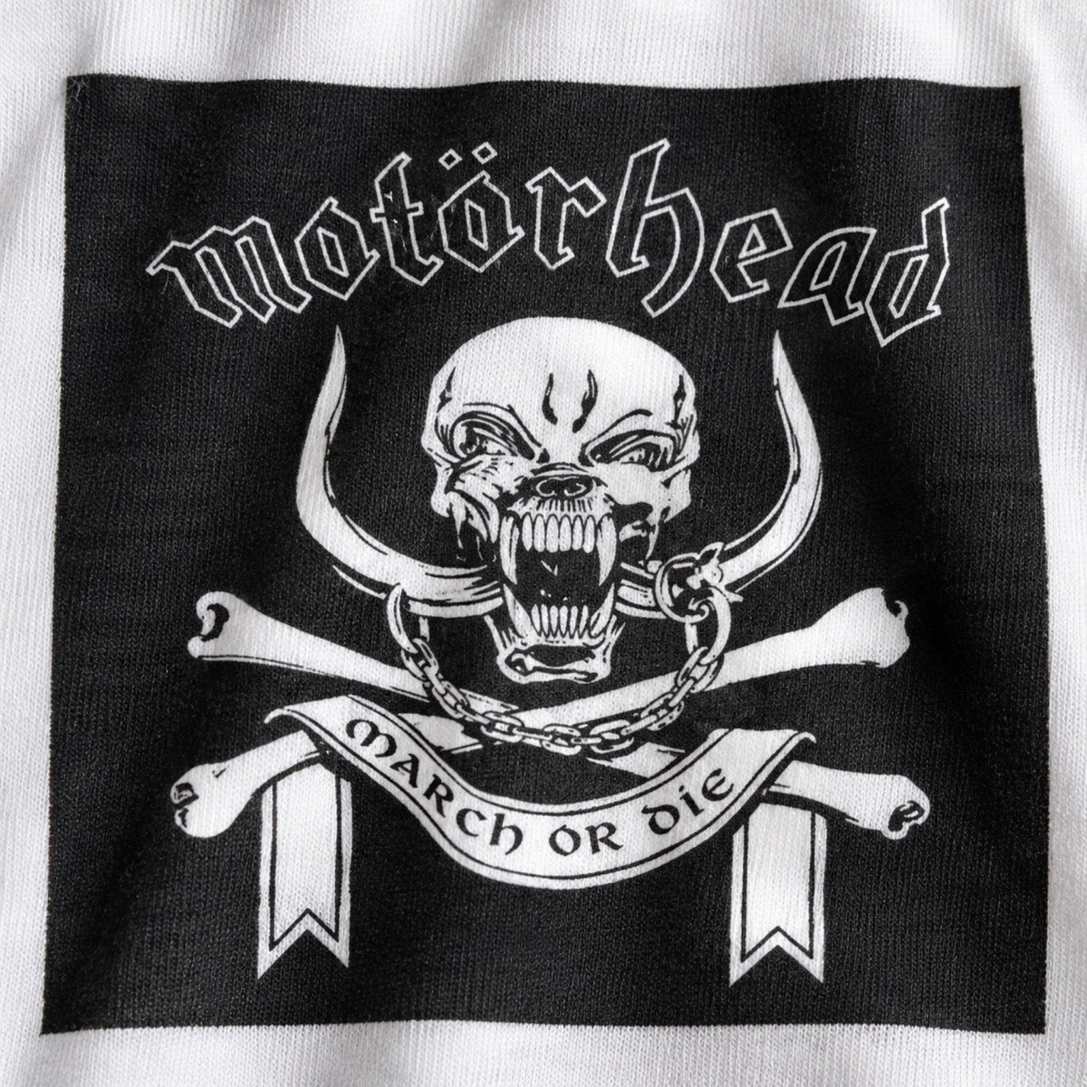 Motorhead Unisex T-Shirt — print detail close-up