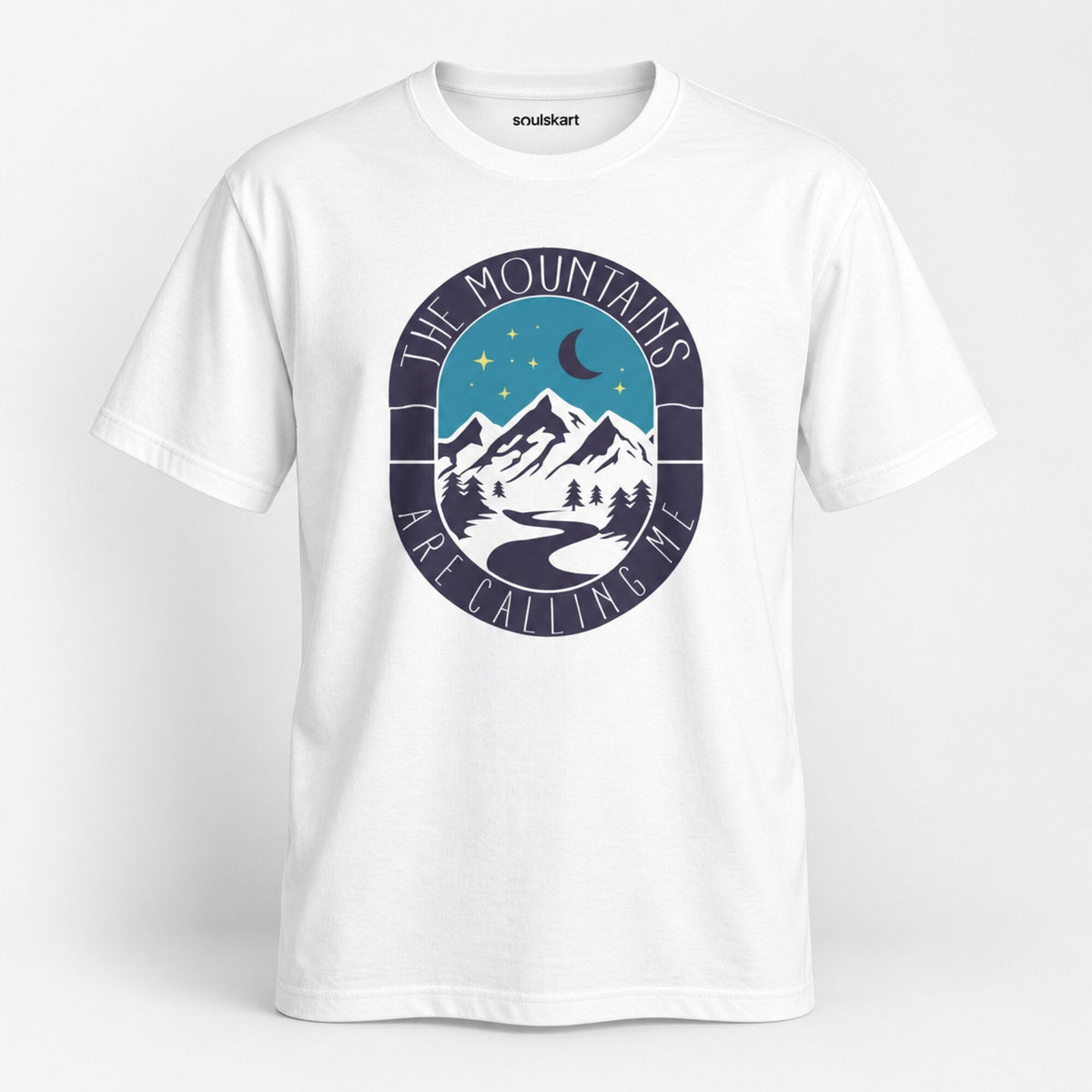 Mountains Are Calling Unisex T-Shirt — front view