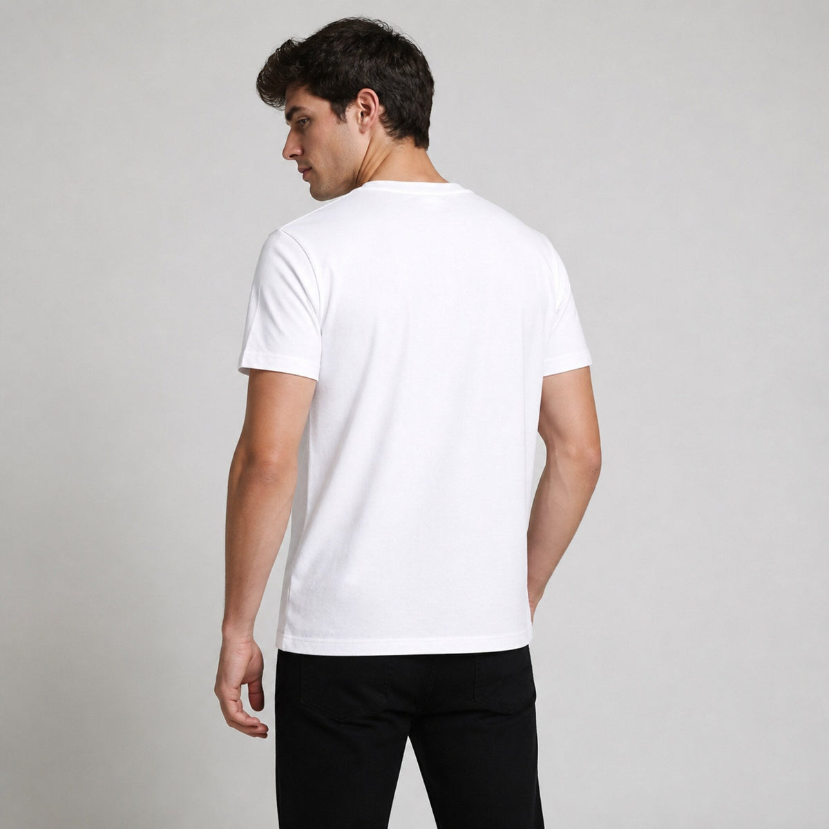 Aerosmith Route of All Evil Tour Tee — worn on model, back