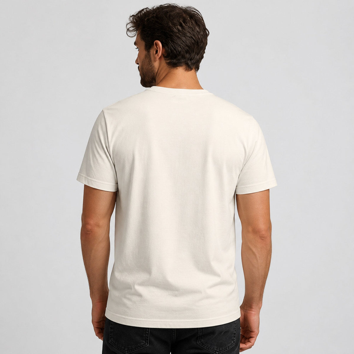 Black Sabbath Classic Tee — worn on model, back