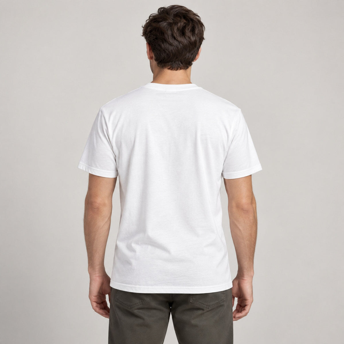 My Therapist Cycling Unisex Printed T-Shirt — worn on model, back