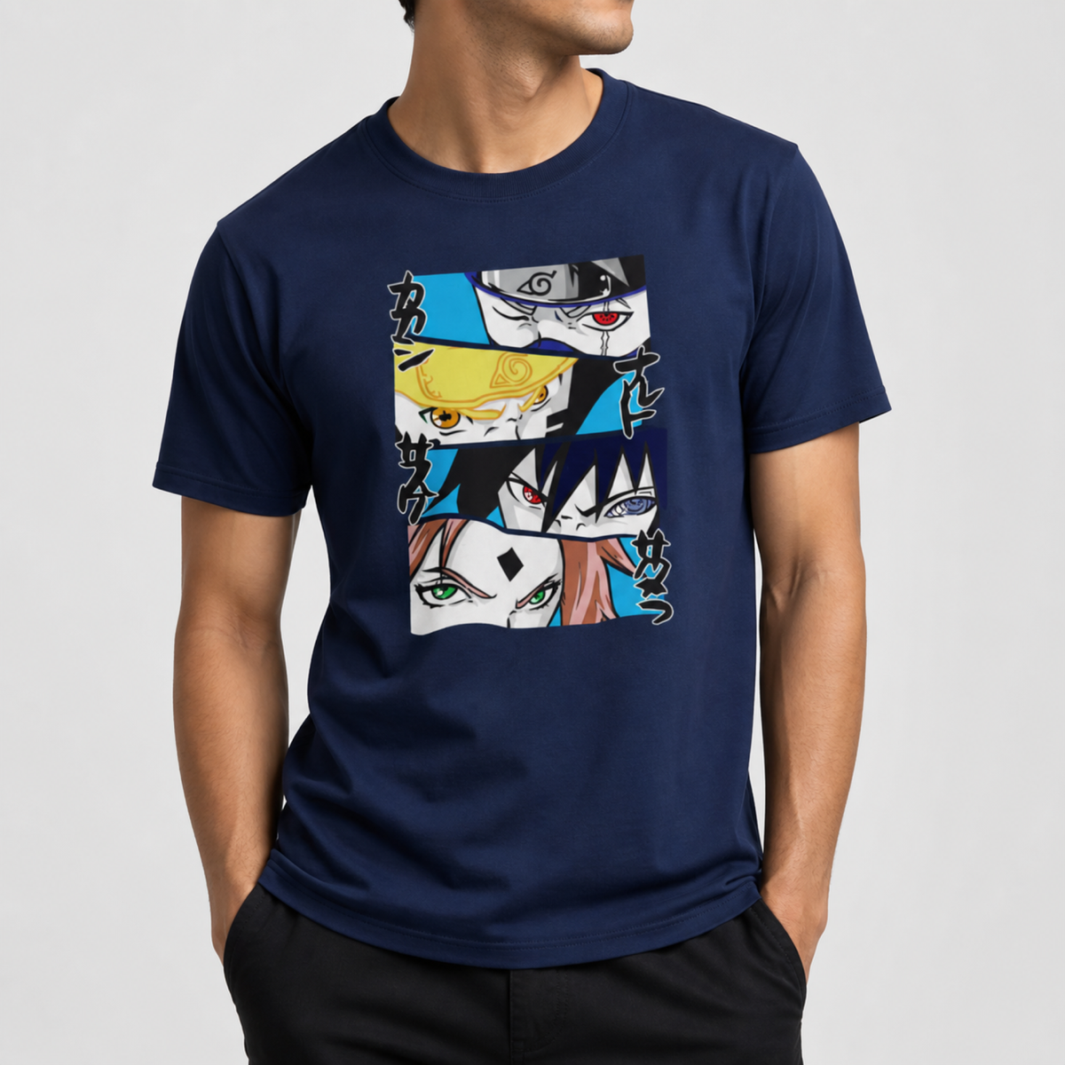 Naruto Anime Power-Up Unisex T-Shirt: Cotton Comfort Meets Ninja Cool