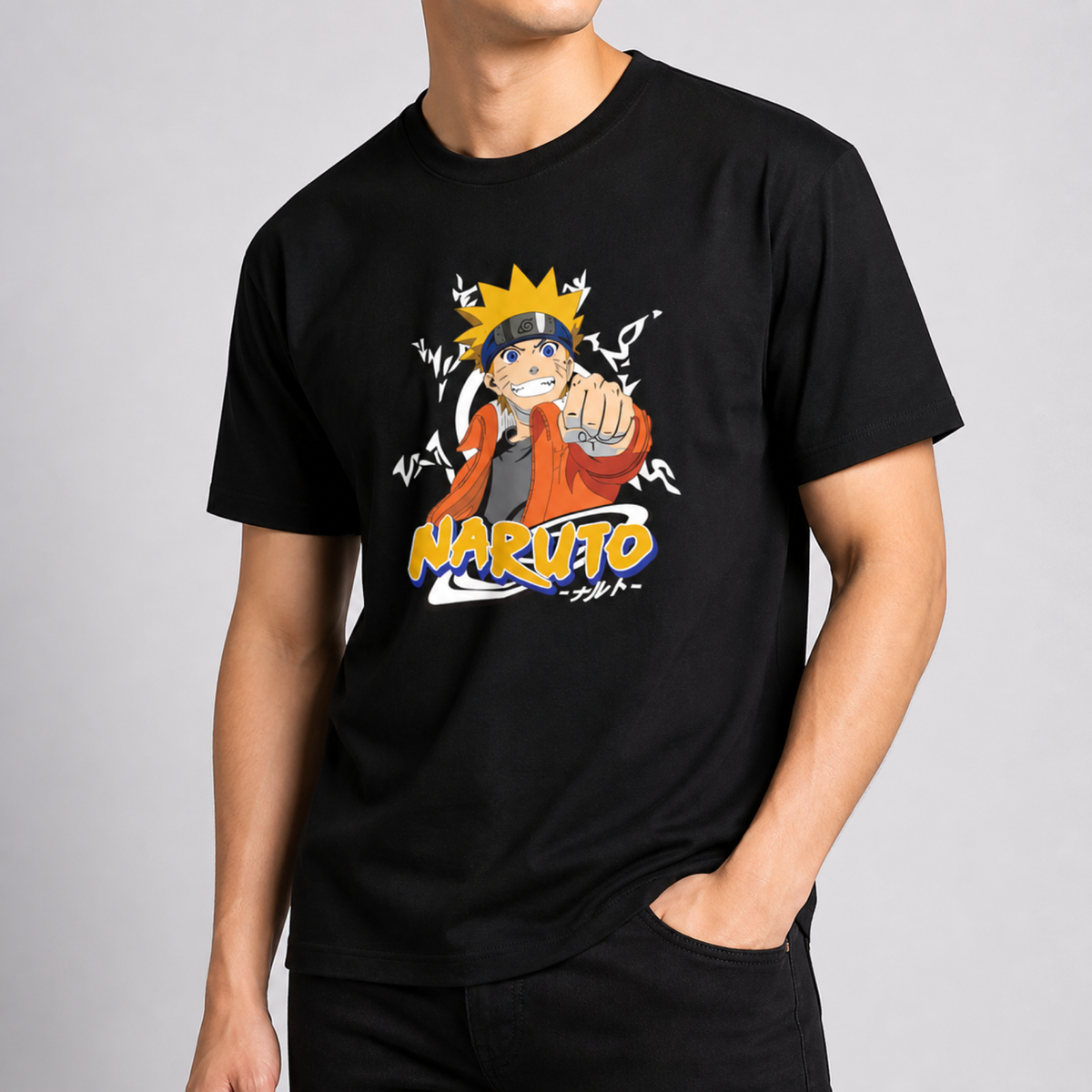 Naruto Fandom Fiesta Unisex Tee: Show Your Ninja Way in Style!