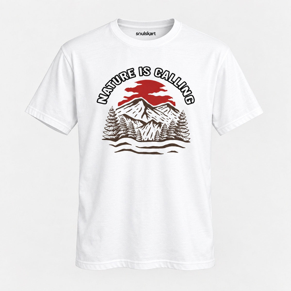 Nature Is Calling Unisex T-Shirt — front view