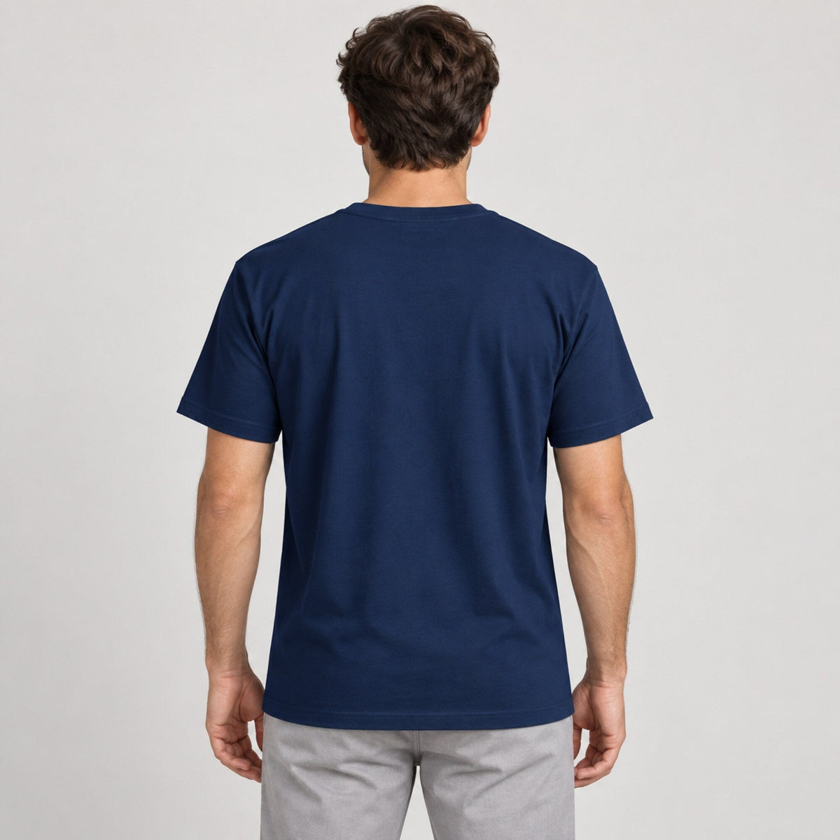 NEED BEER T-Shirt — worn on model, back