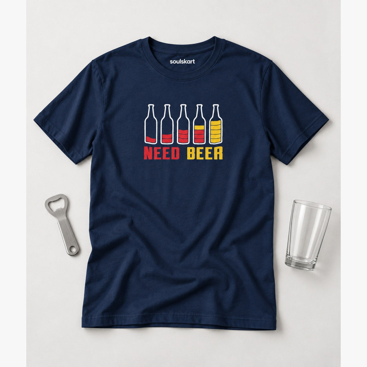 NEED BEER T-Shirt — on hanger