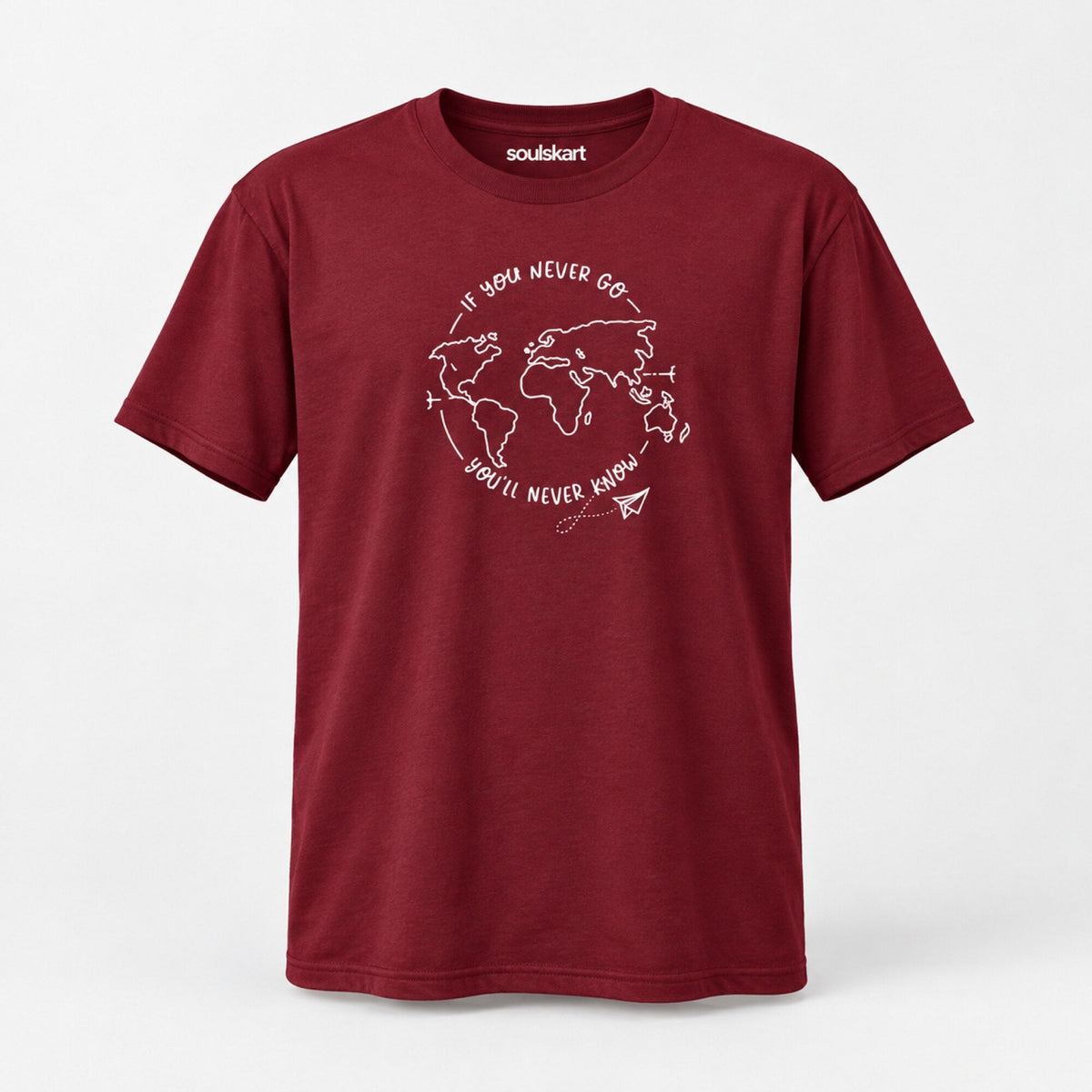 Never Go Never Know Unisex T-Shirt — front view