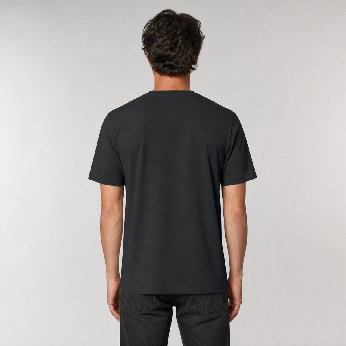 Nightmare Unisex Streetwear Tee — worn on model, back