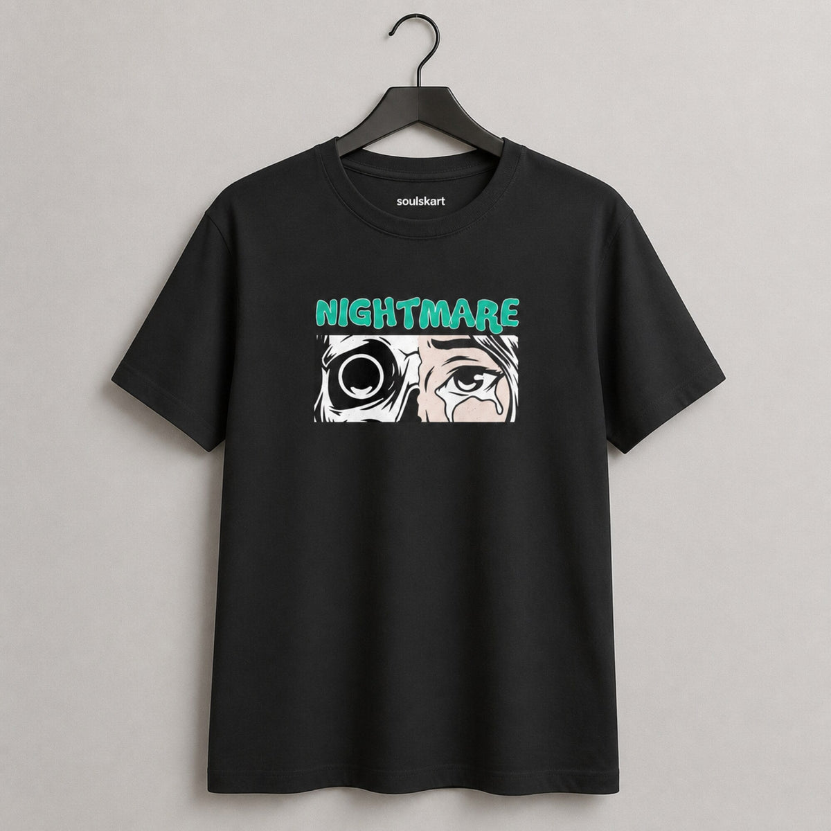 Nightmare Unisex Streetwear Tee — on hanger