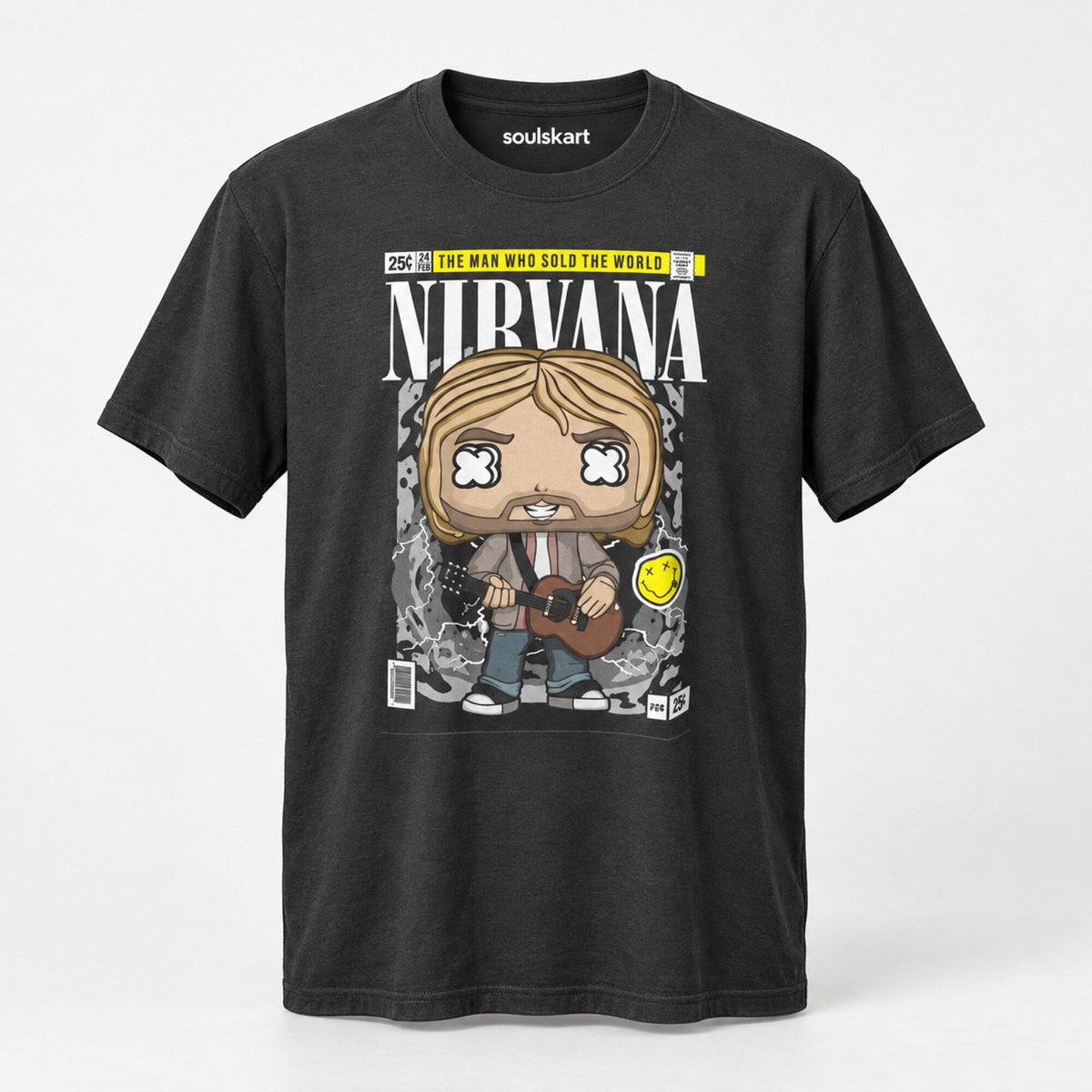 Nirvana Man Who Sold The World Tee — front view