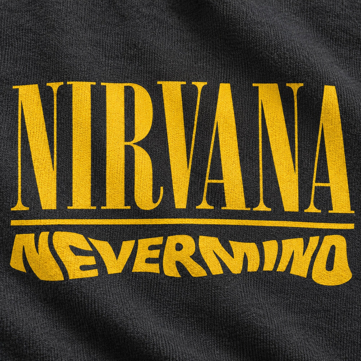 Nirvana Unisex Hoodie — print detail close-up