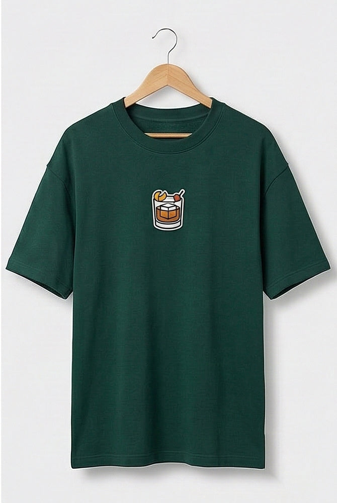 Old Fashion Embroidered Oversized Slouch Tee — main product image