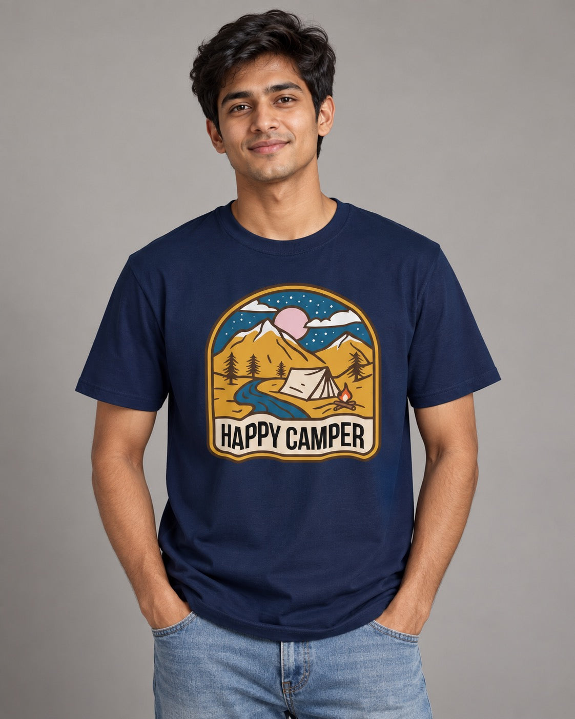 Outdoor Adventure Unisex T-Shirt, on-model front
