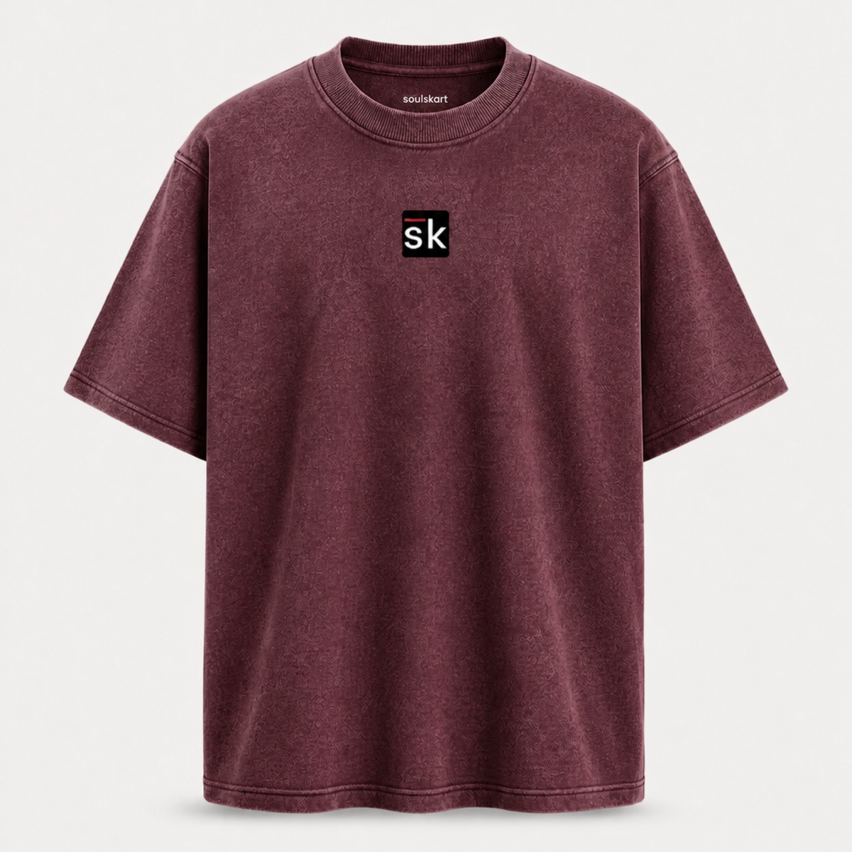 Oversized Acid-Washed Soulskart Tee