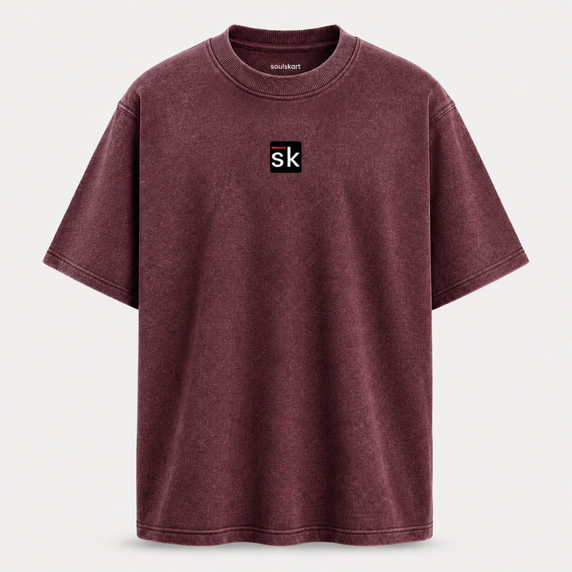 Oversized Acid-Washed Soulskart Tee