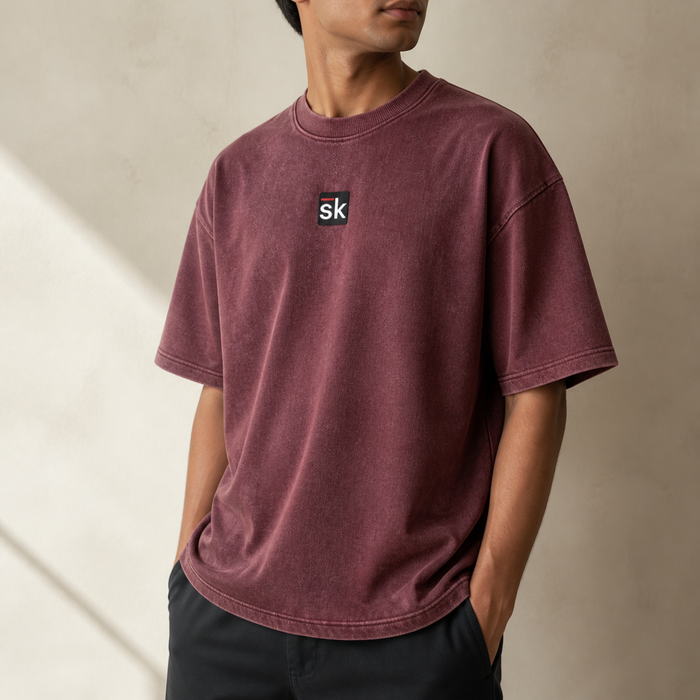 Oversized Acid-Washed Soulskart Tee