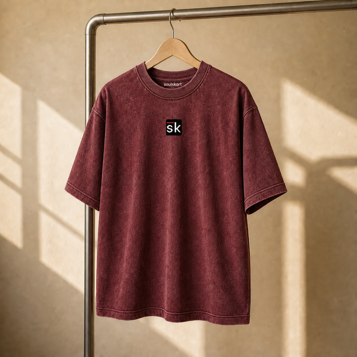 Oversized Acid-Washed Soulskart Tee