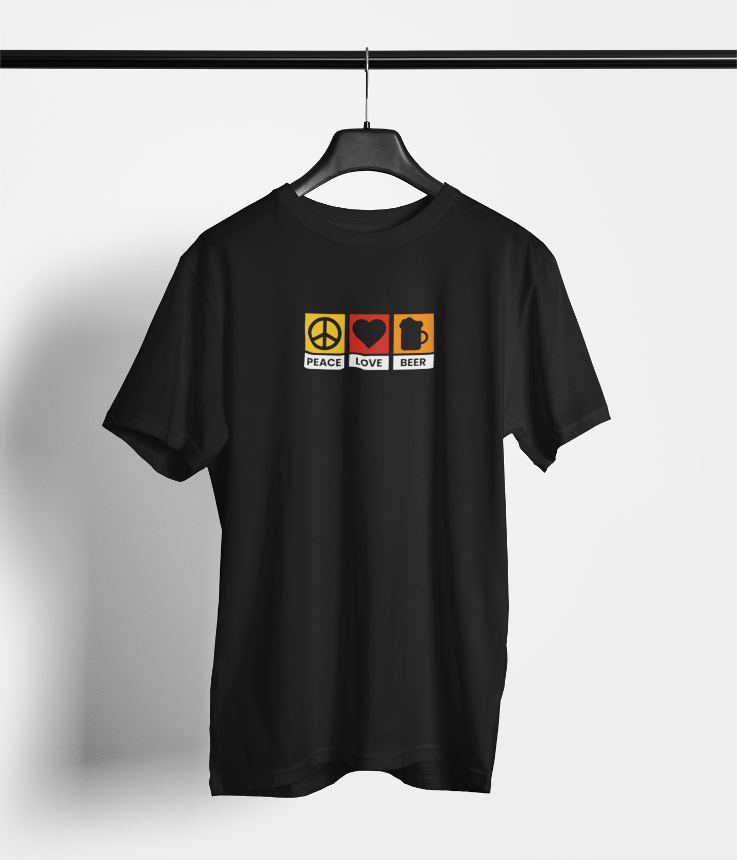 Peace Love Beer T-shirt — main product image