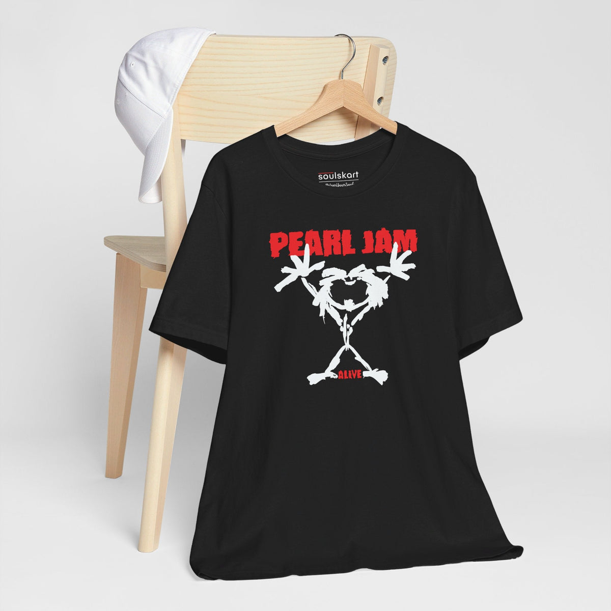 Pearl Jam Alive Tee — detail shot
