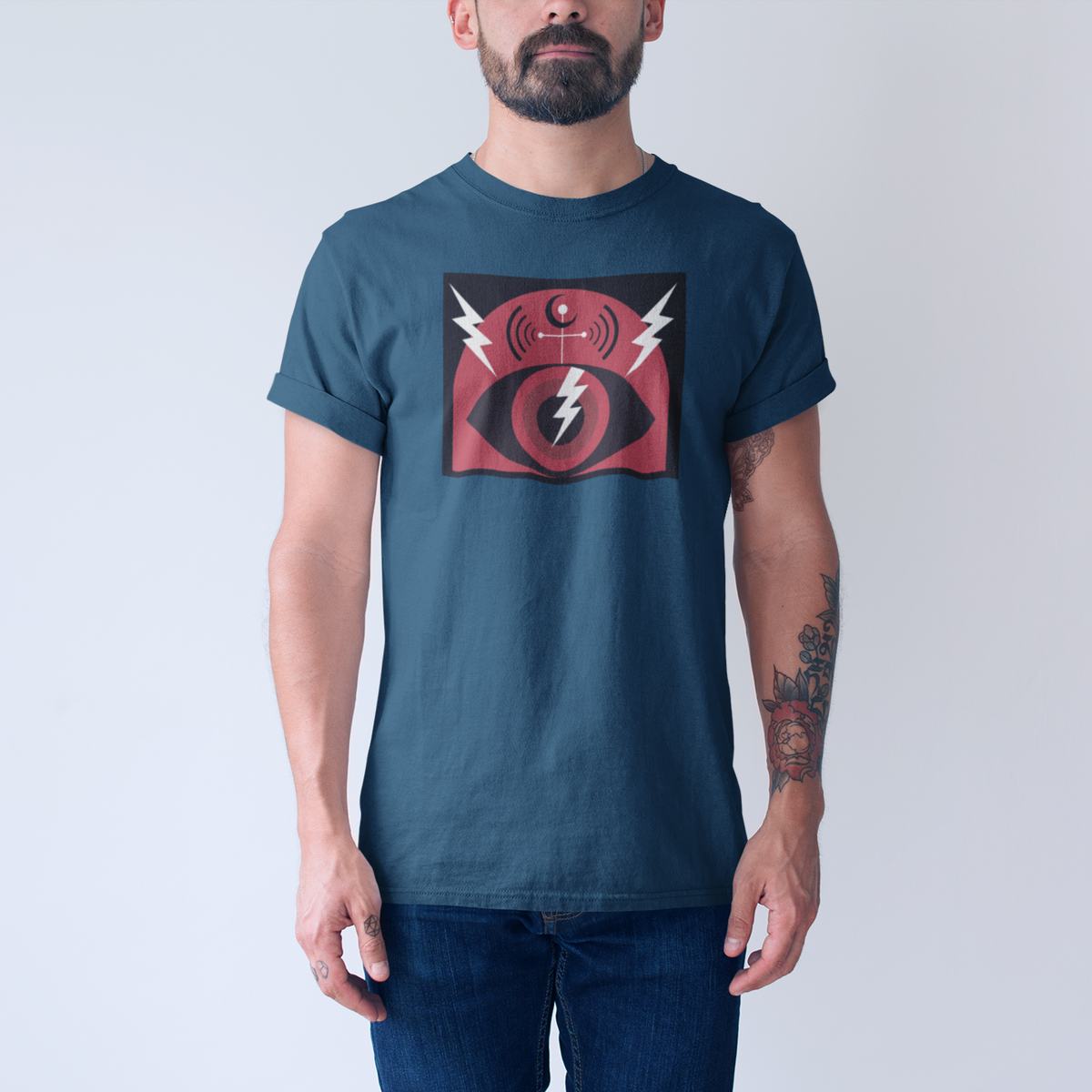 Pearl Jam Lightning Eye Tee — product photo 2