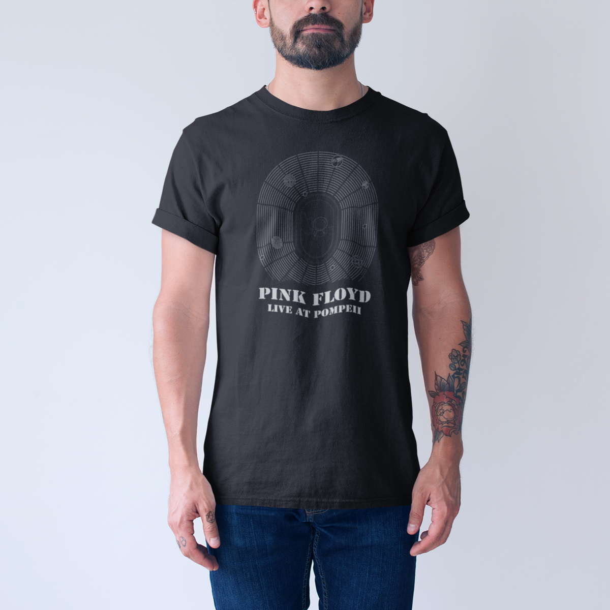 Pink Floyd Live At Pompeii Unisex T-Shirt — product photo 2