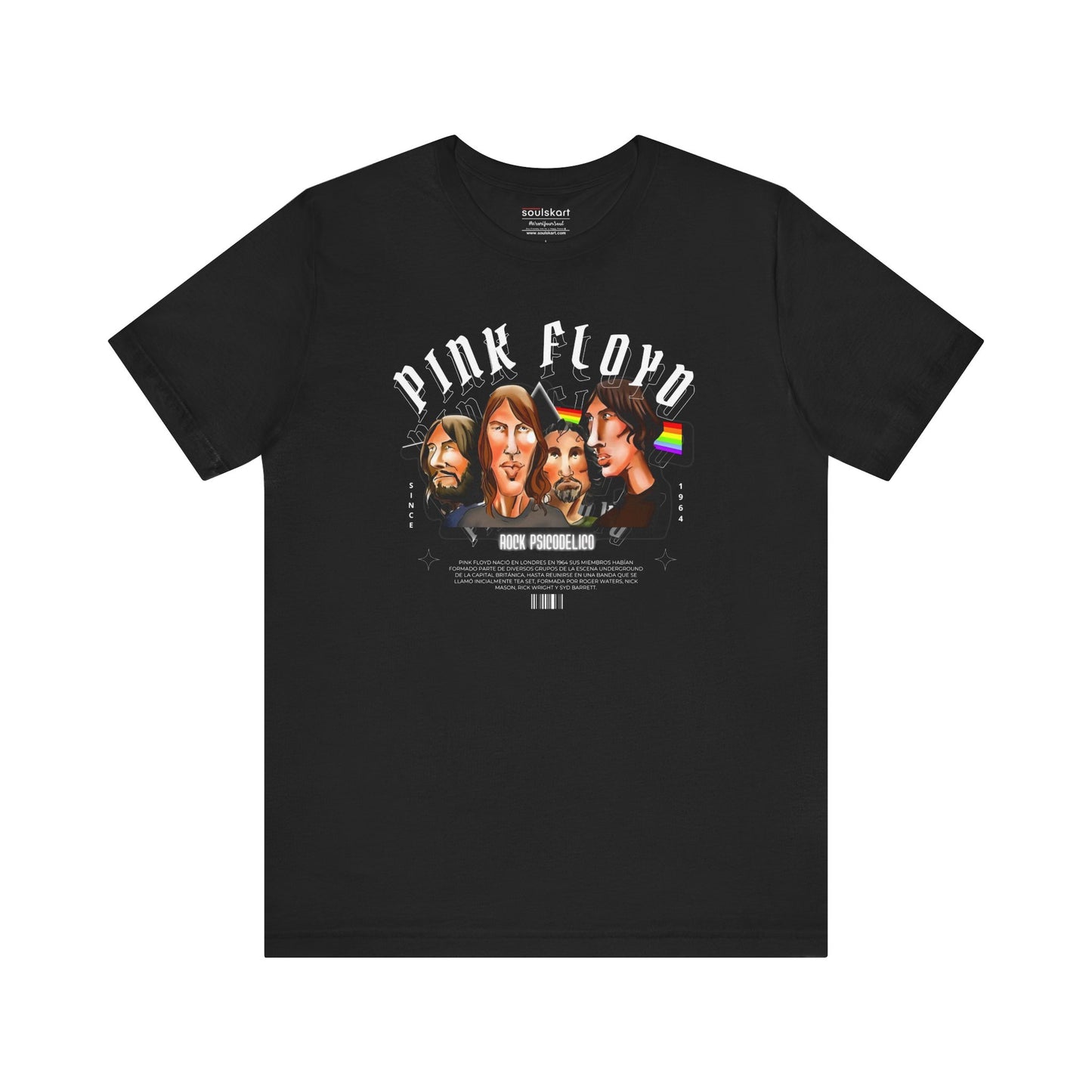 Pink Floyd Psychedelic Rock Tee — front view