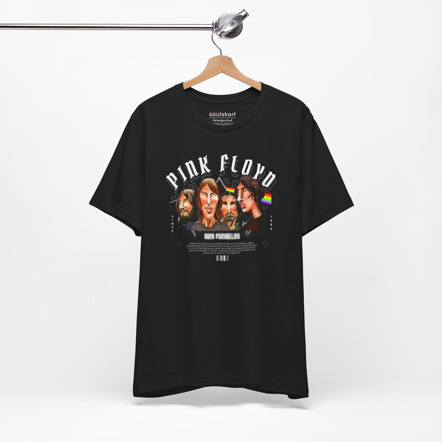 Pink Floyd Psychedelic Rock Tee — side view