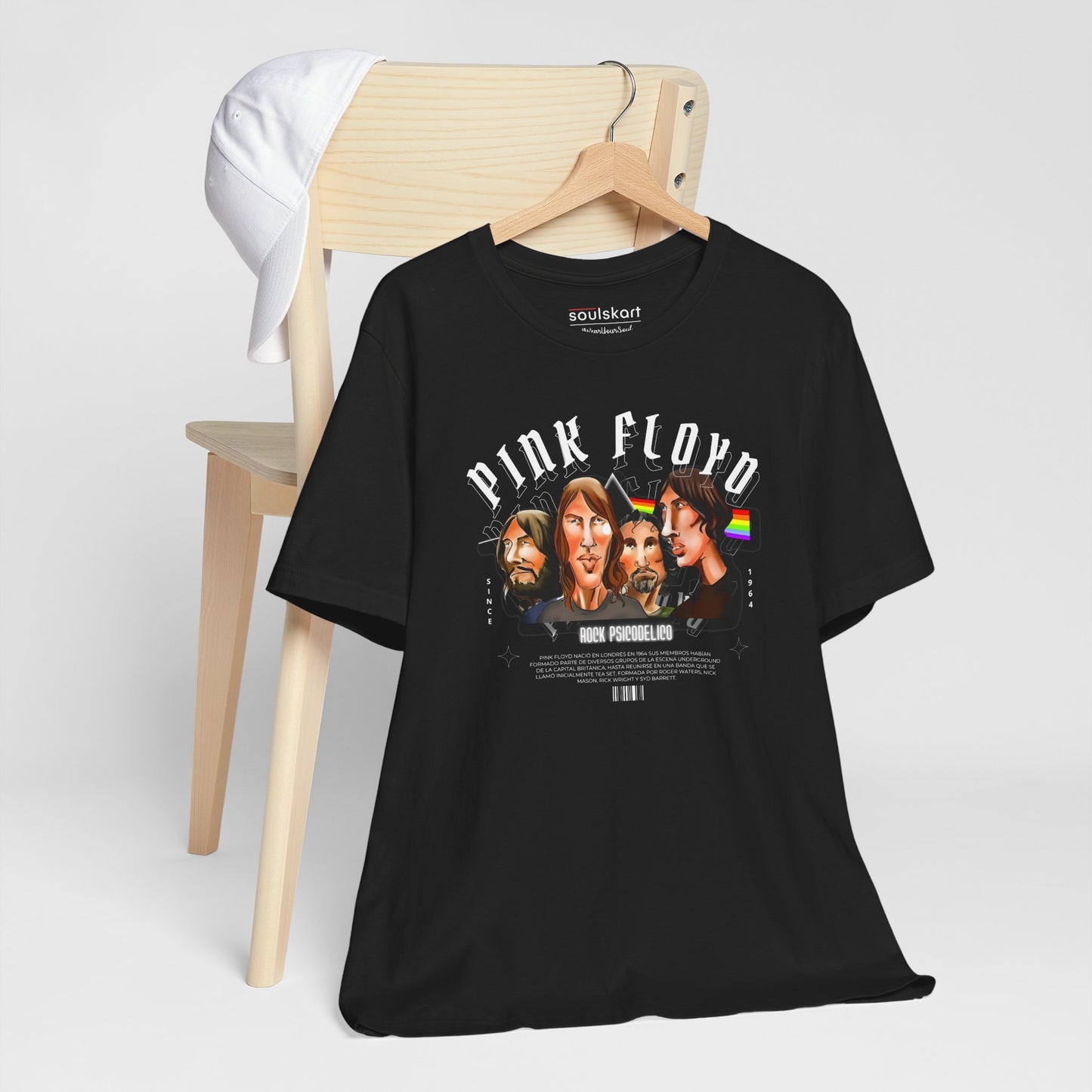 Pink Floyd Psychedelic Rock Tee — detail shot