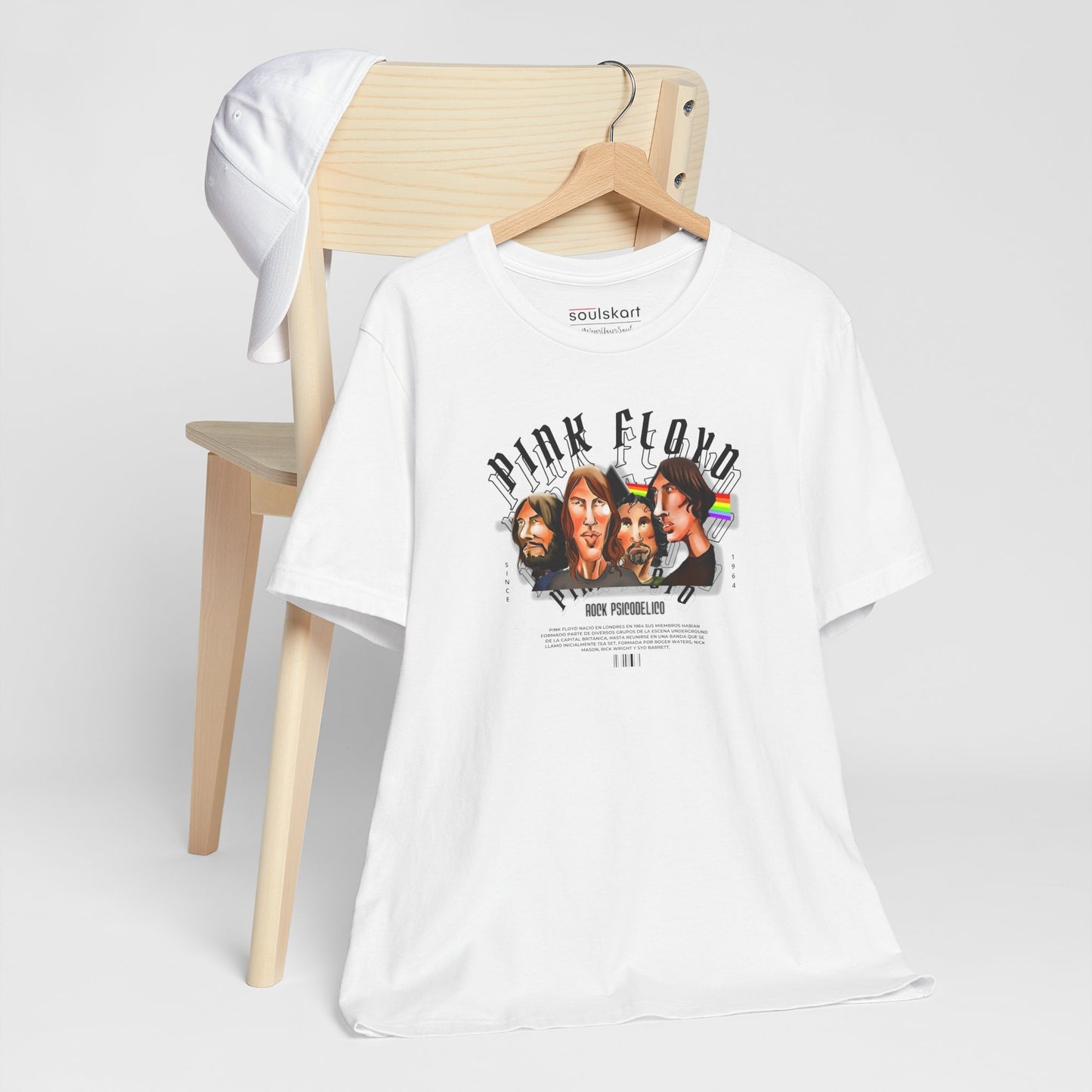 Pink Floyd Retro Vibes T-Shirt — detail shot