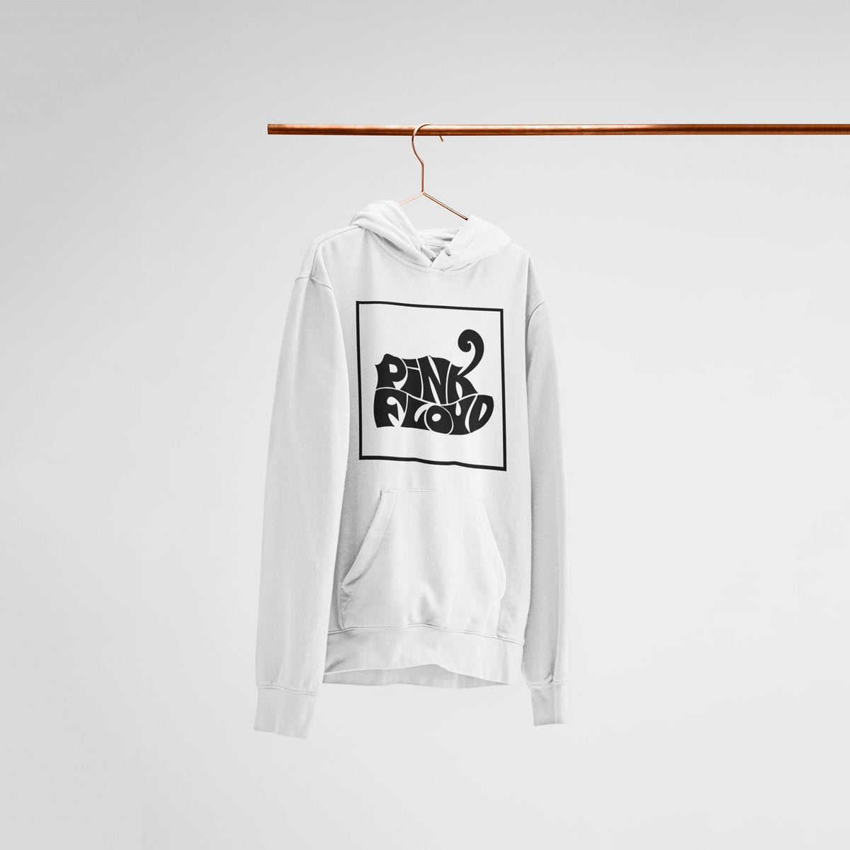 Pink Floyd Unisex White Hoodie — main product image