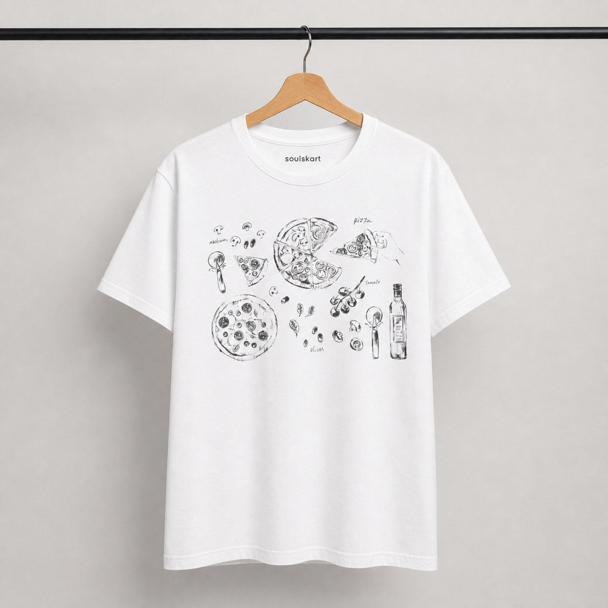 Pizza Party Tee — on hanger