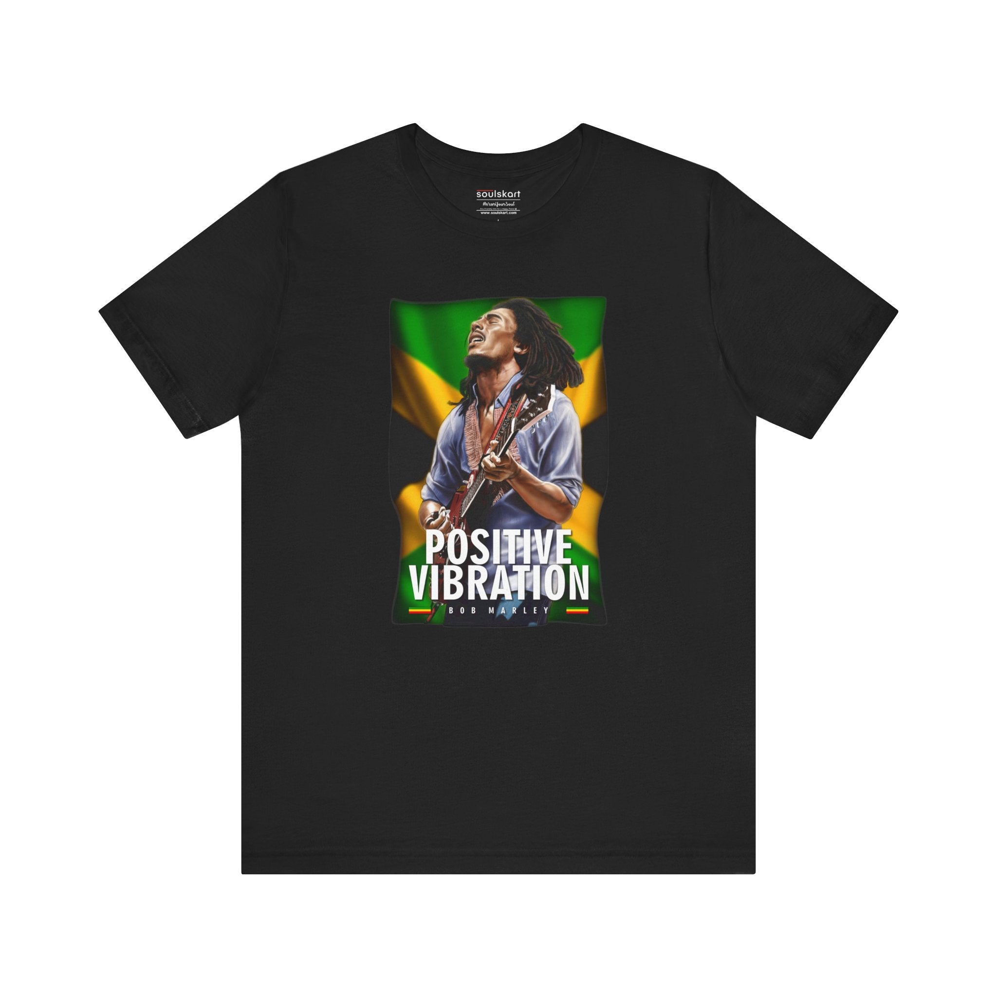 Positive Vibration Bob Marley Tee — front view