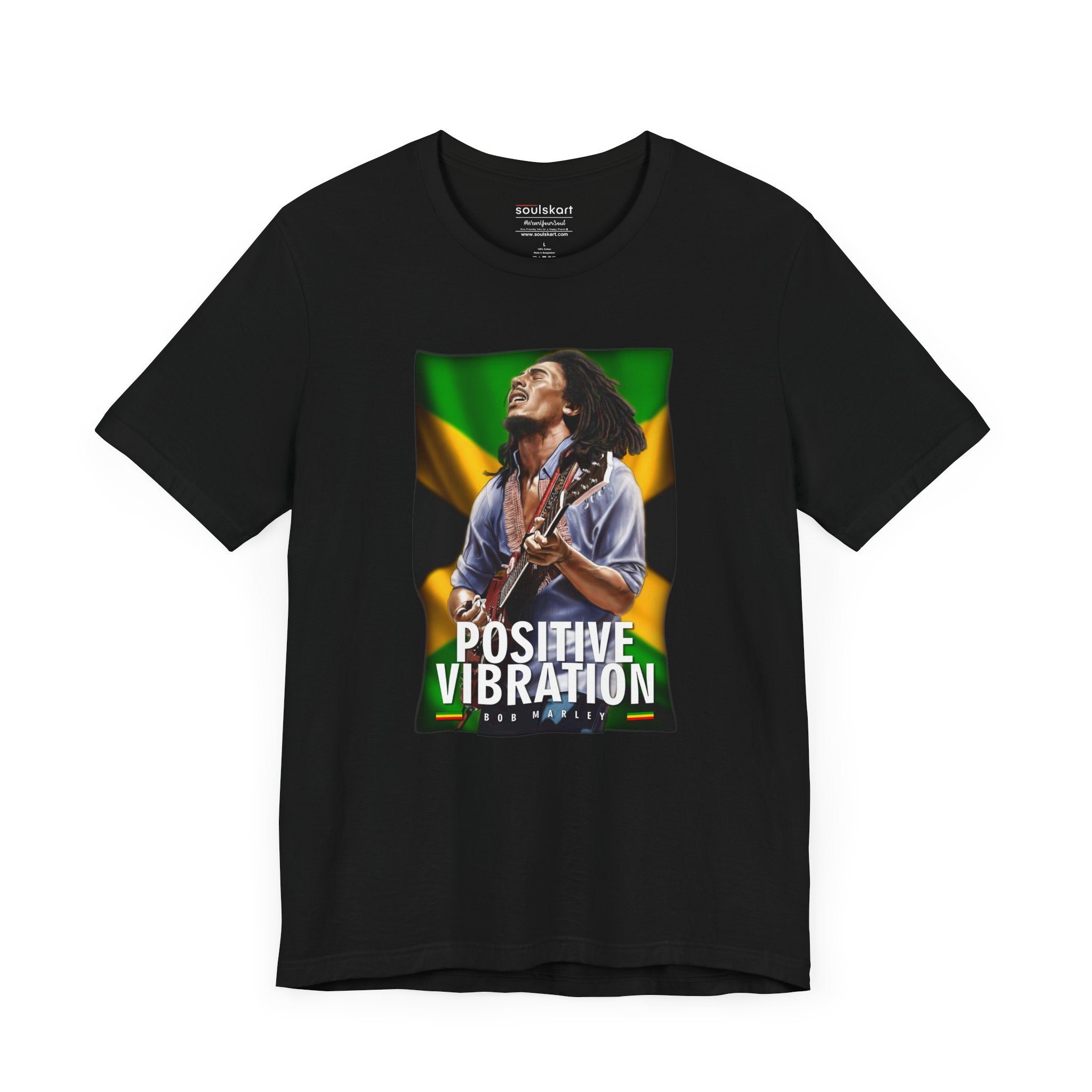 Positive Vibration Bob Marley Tee — side view