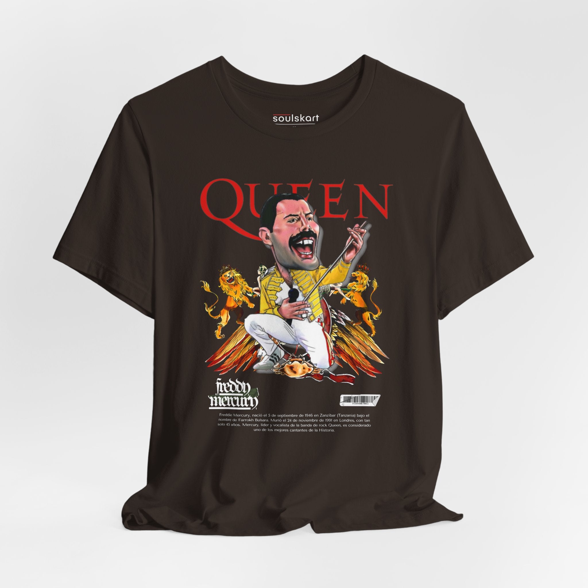 Queen Band Printed T-Shirt for Music Lovers — main product image