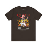 Queen Band Printed T-Shirt for Music Lovers — front view