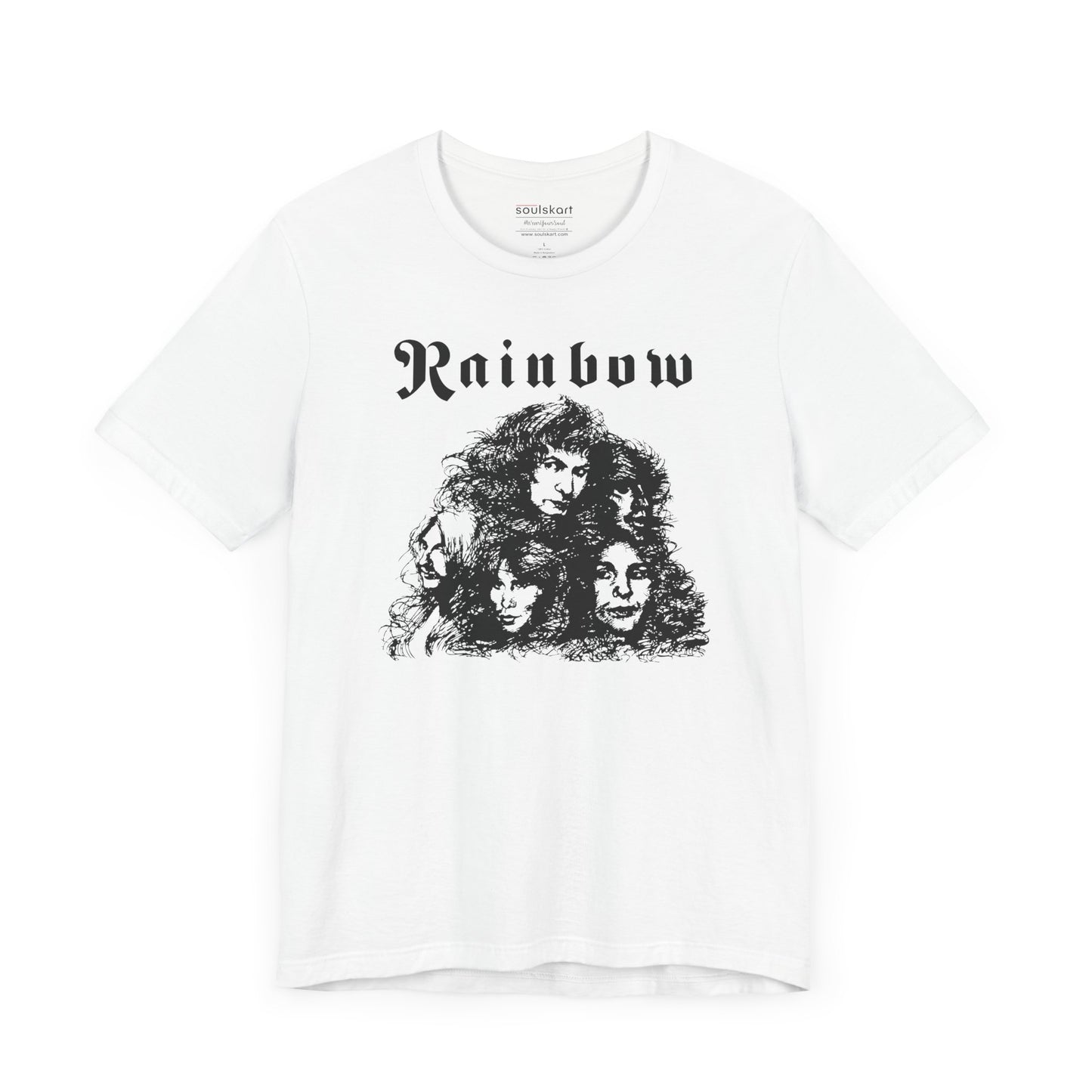 Rainbow Music Band Tee — side view