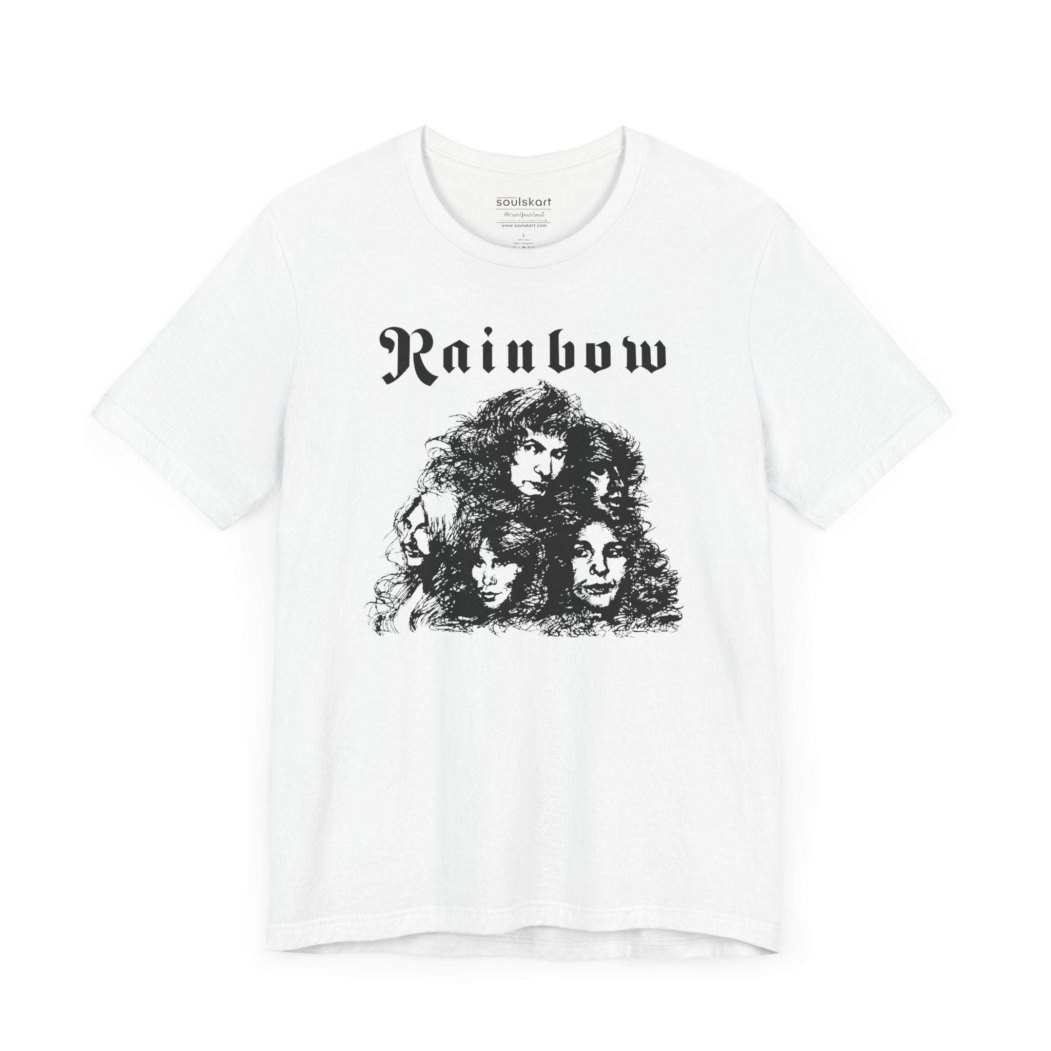 Rainbow Music Band Tee — side view