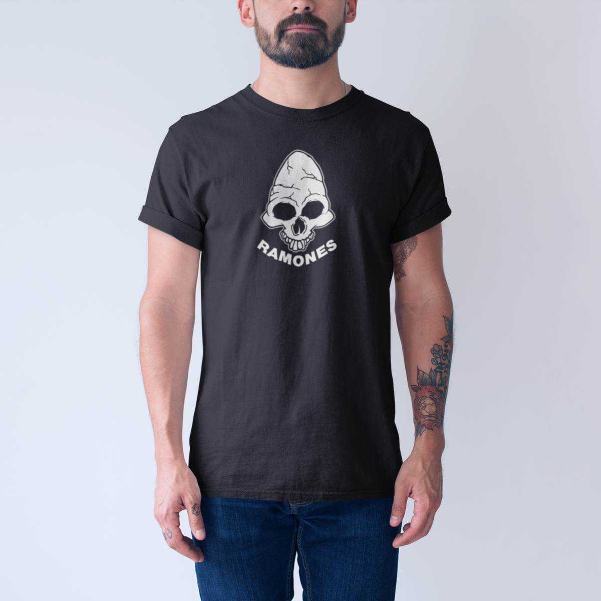 Ramones Cartoon Skull Tee — product photo 2