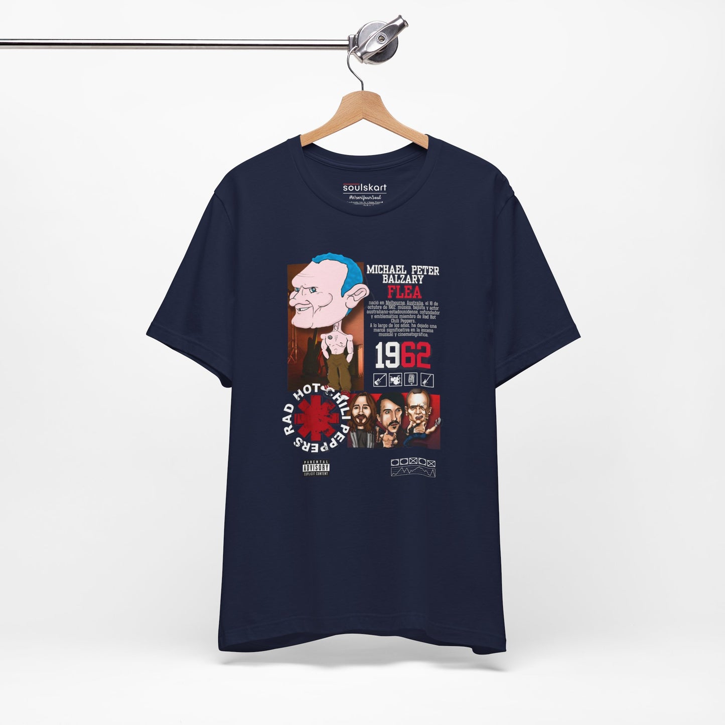 Red Hot Chili Peppers Band Tee — side view