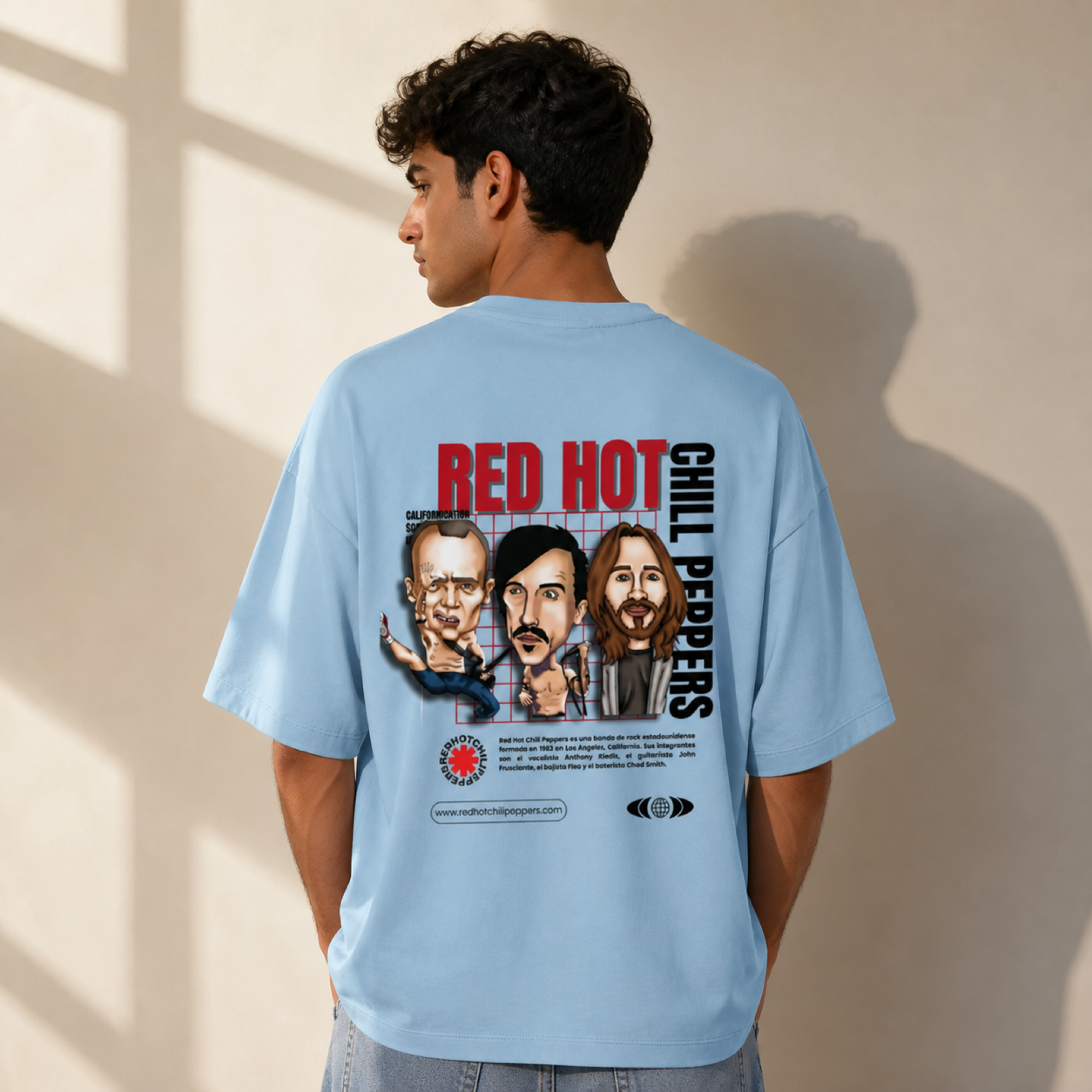 Red Hot Chili Peppers Slouch Oversized T-Shirt