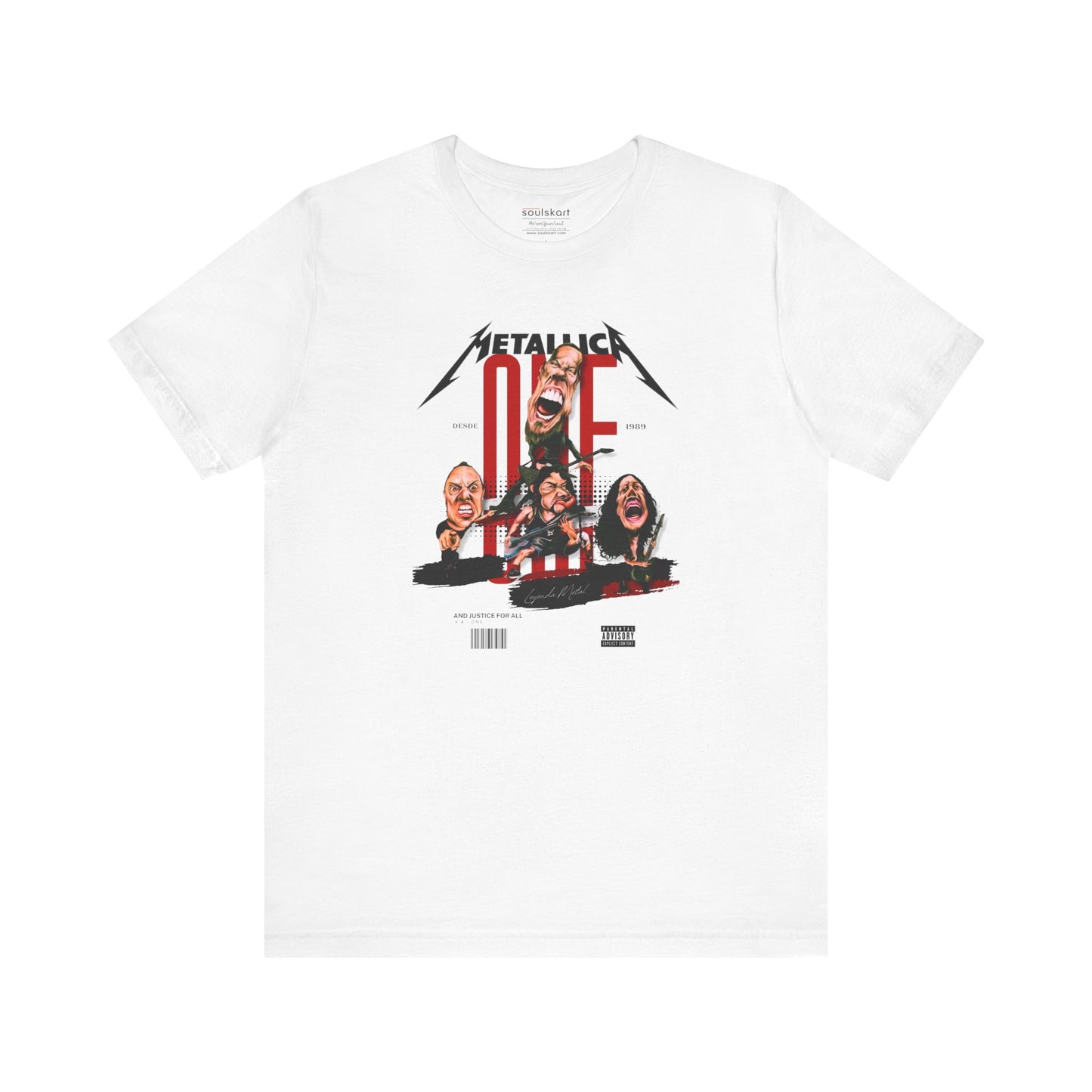 Ride the Lightning Metallica Graphic T-Shirt — front view