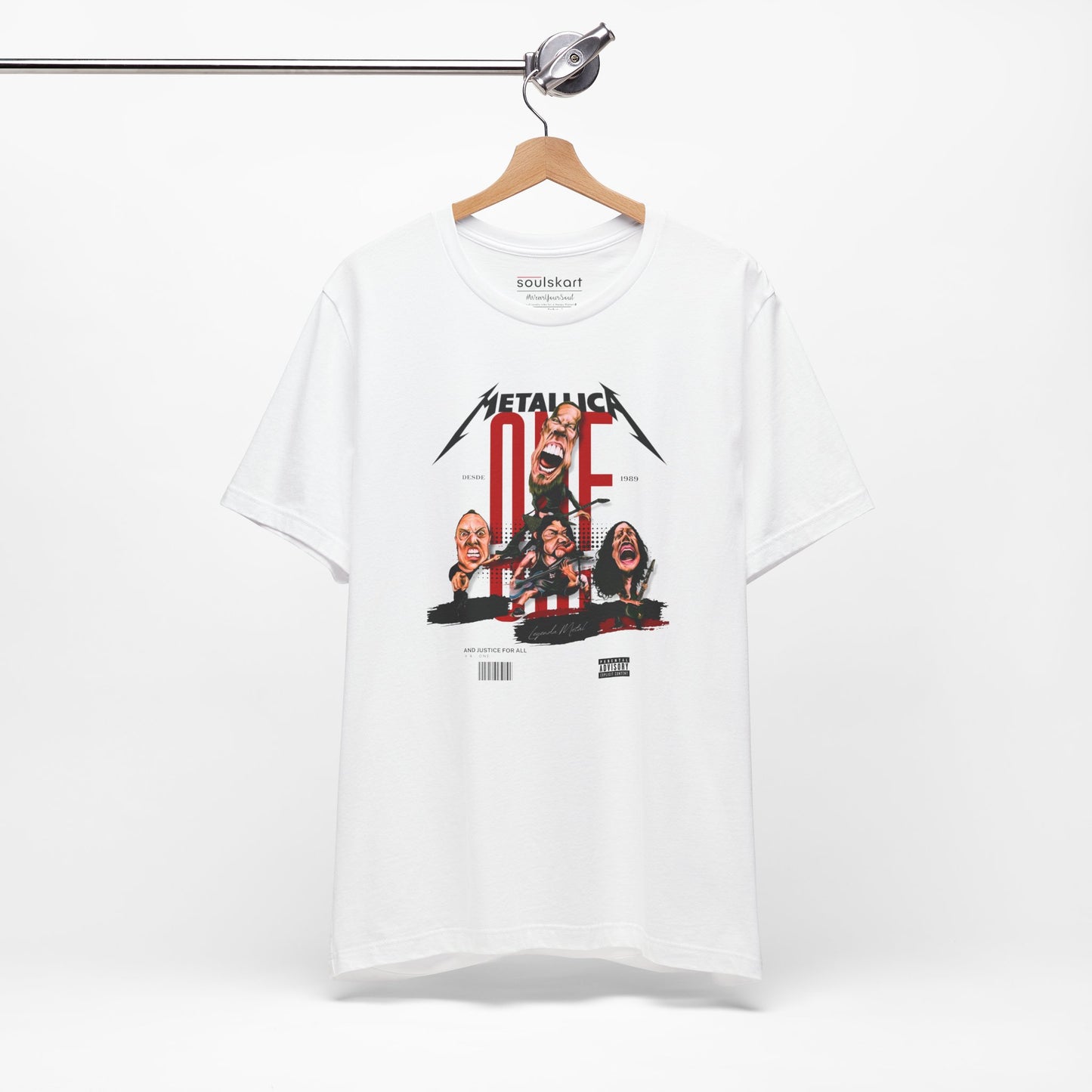Ride the Lightning Metallica Graphic T-Shirt — side view