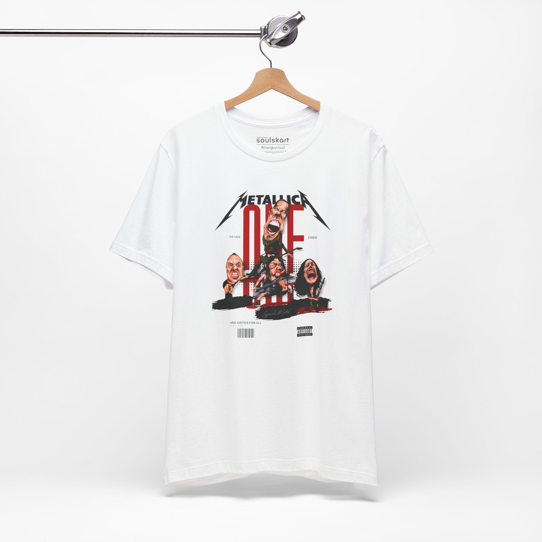 Ride the Lightning Metallica Graphic T-Shirt — side view