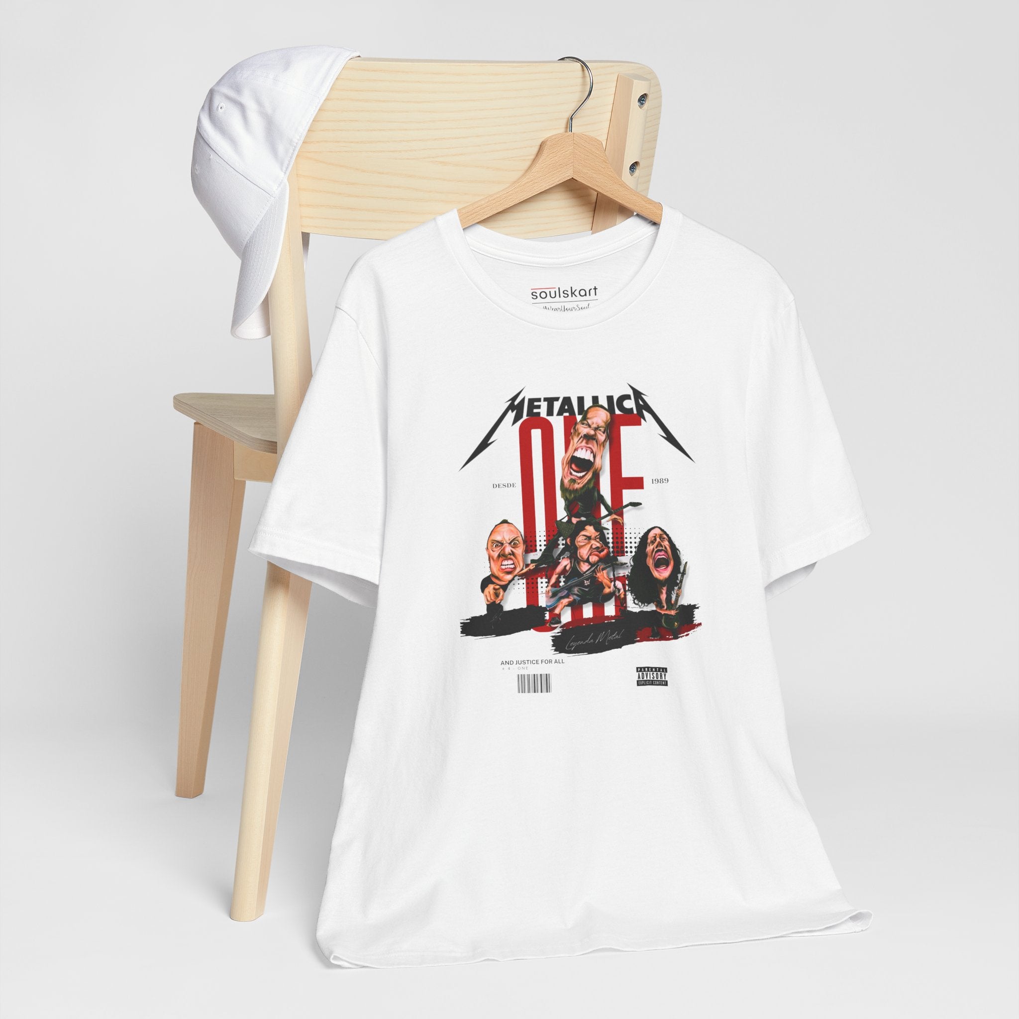 Ride the Lightning Metallica Graphic T-Shirt — detail shot